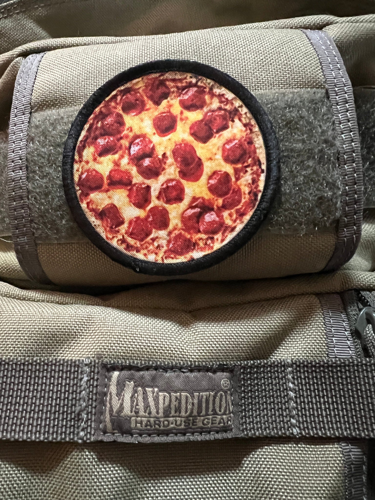 Pepperoni Pizza Velcro Morale Patch